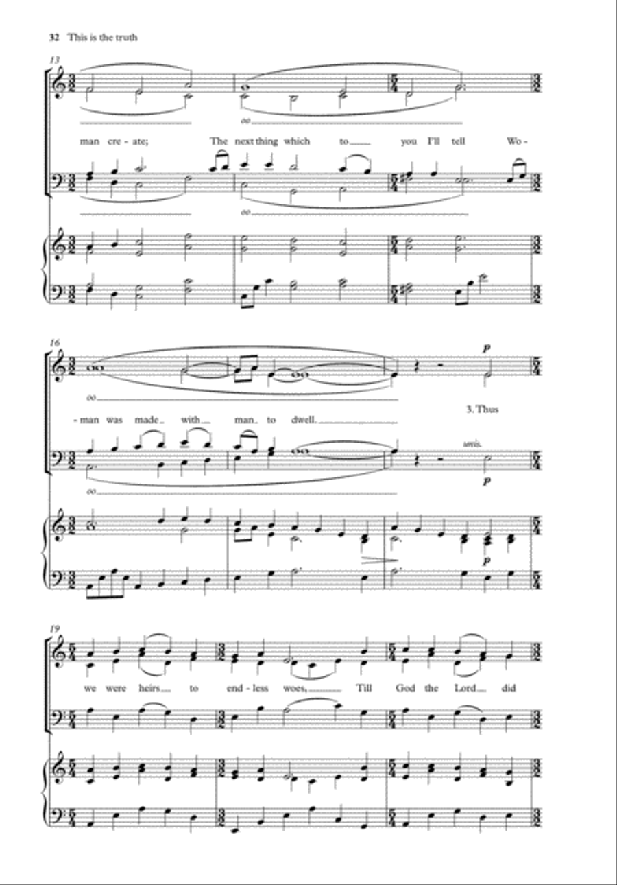 Vaughan Williams for Choirs 1 4-Part scores gallery preview page 12