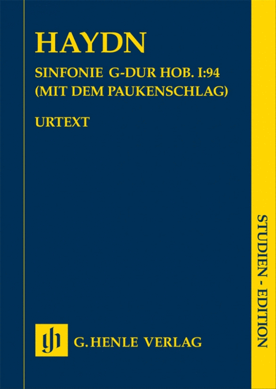 Symphony in G Major, Hob. I:94 (Surprise Symphony) Orchestra scores gallery preview page 1
