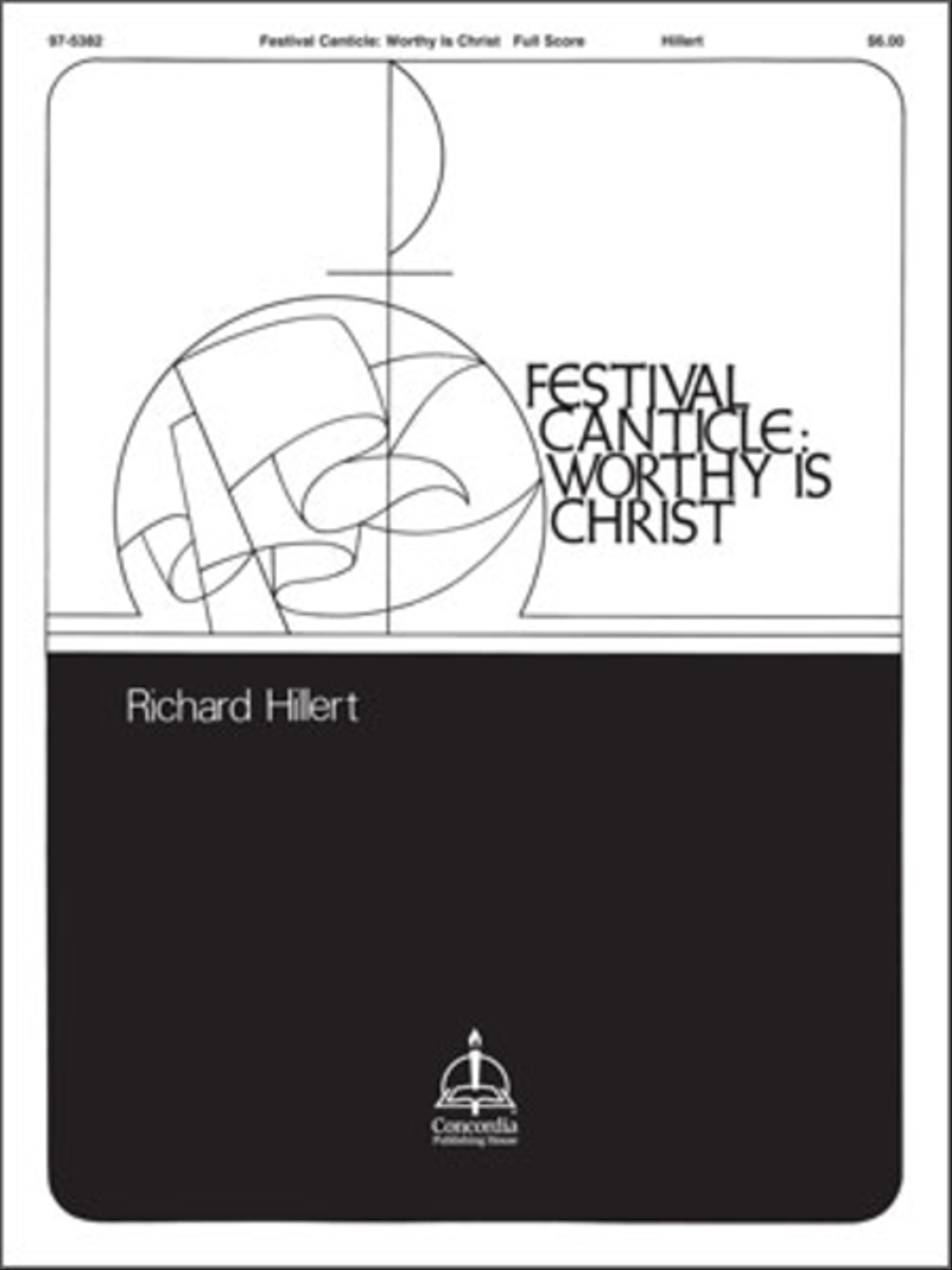 Festival Canticle: Worthy Is Christ (Full Score) Unison Choir scores gallery preview page 1
