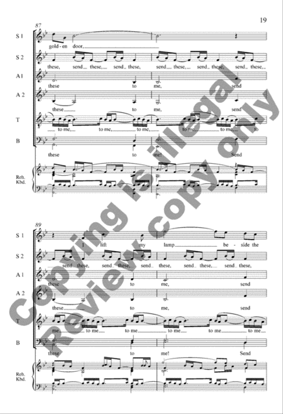 America Will Be! Divisi scores gallery preview page 19