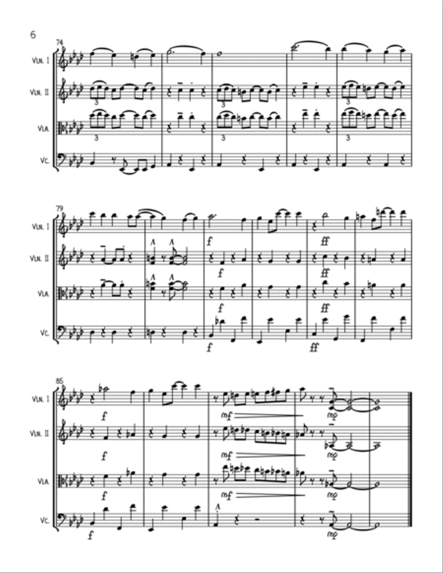 L-O-V-E String Trio scores gallery preview page 6