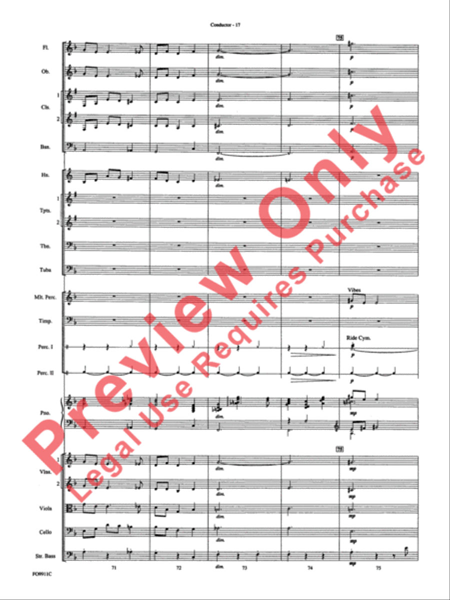 A Charlie Brown Christmas Full Orchestra scores gallery preview page 20