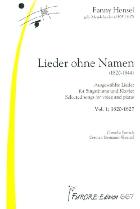 Lieder ohne Namen (1820-1844) - Volume 1 & 2