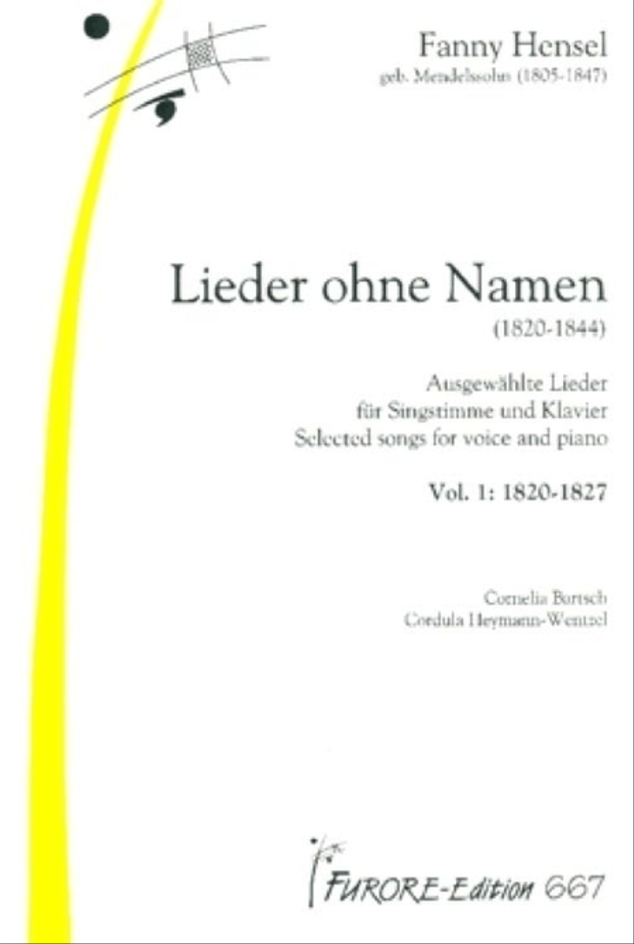 Lieder ohne Namen (1820-1844) Vol. 1 & 2 Voice Solo scores gallery preview page 1
