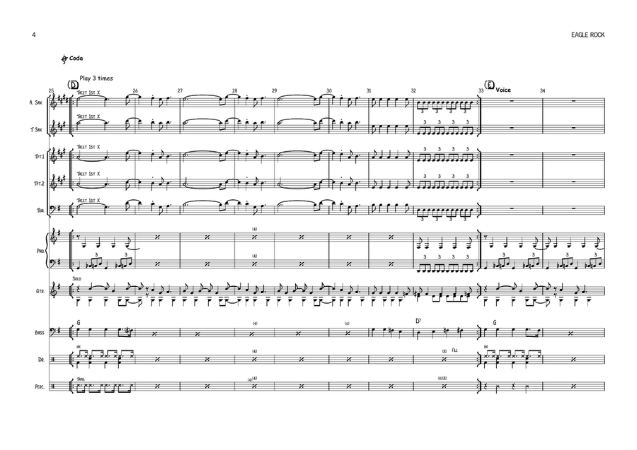 Eagle Rock Large Ensemble scores gallery preview page 4