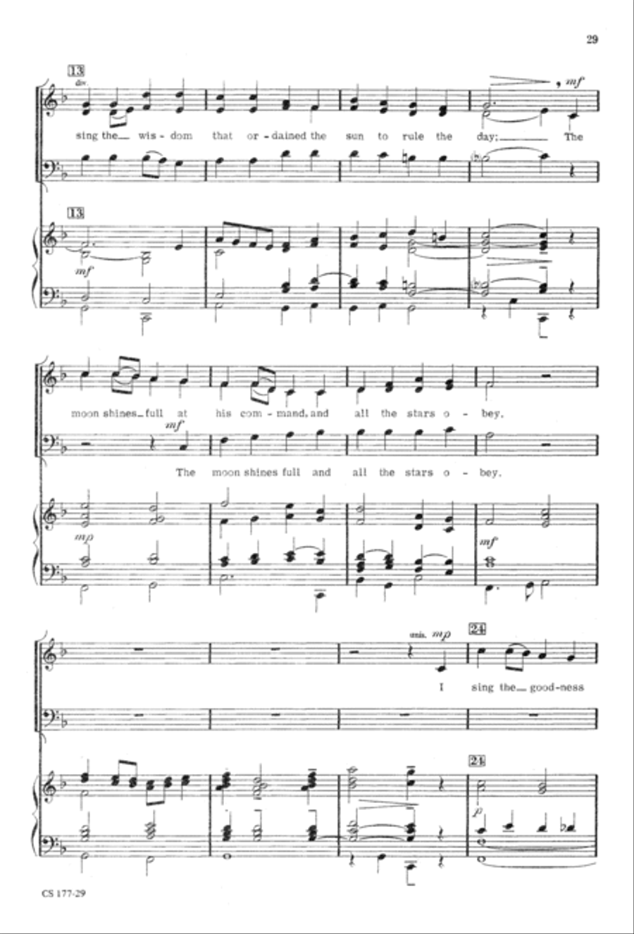 Foundation Anthems 3-Part scores gallery preview page 31