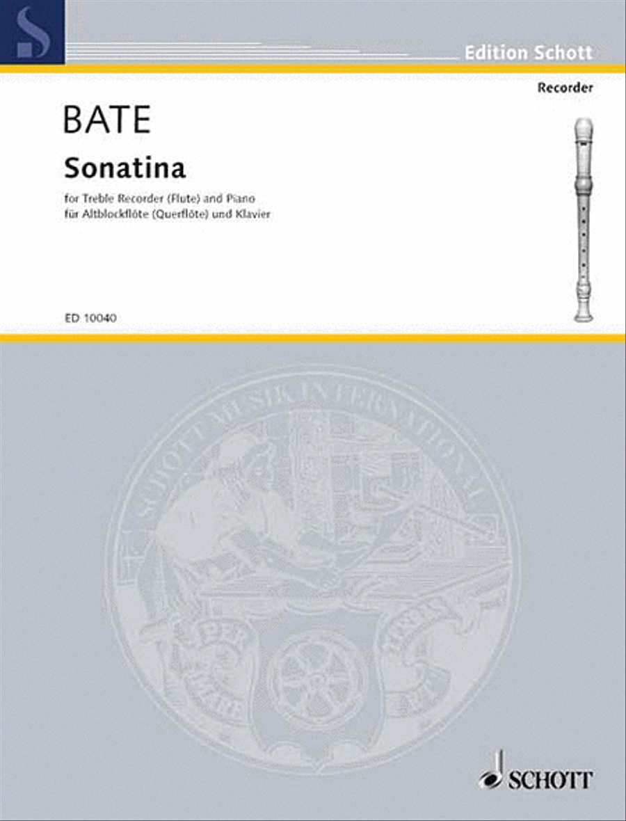 Sonatina Alto Recorder/piano Flute scores gallery preview page 1