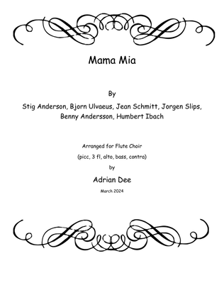 Book cover for Mama Mia