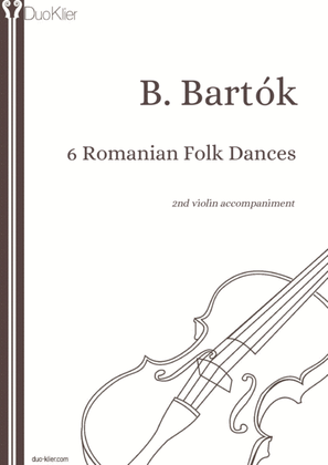 Bartók - 6 Romanian Folk Dances, 2nd violin accompaniment