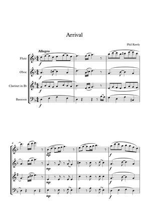 Arrival - Wind Quartet
