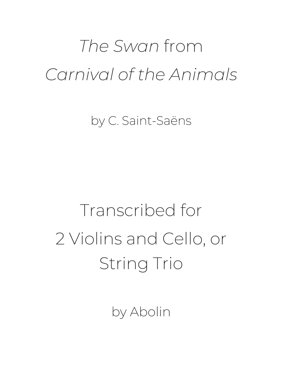 Saint-Saëns: 