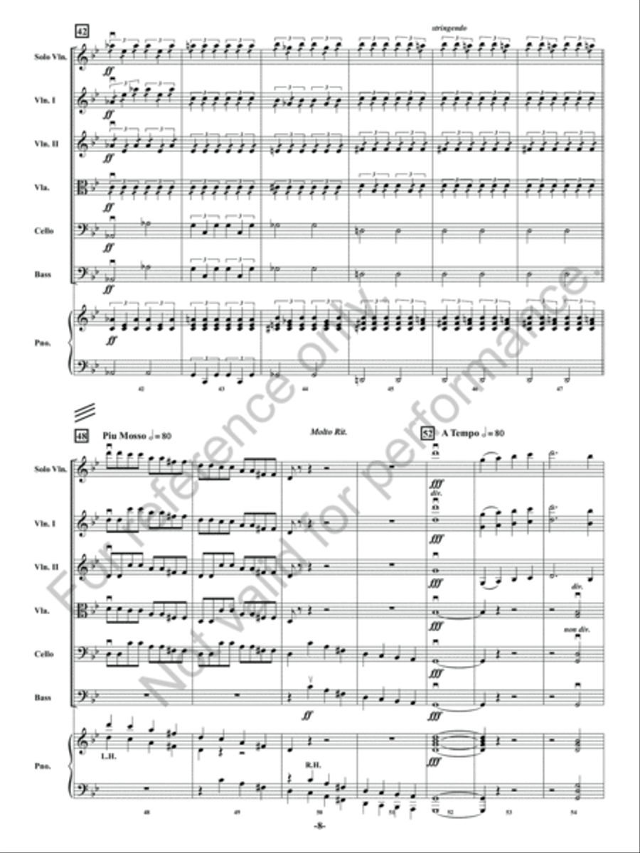 Lake In The Moonlight String Orchestra scores gallery preview page 9