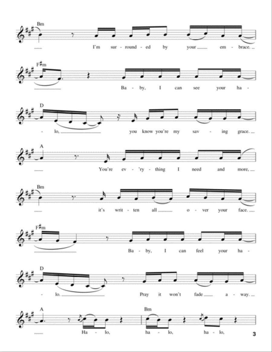 Halo Halo Voice scores gallery preview page 3