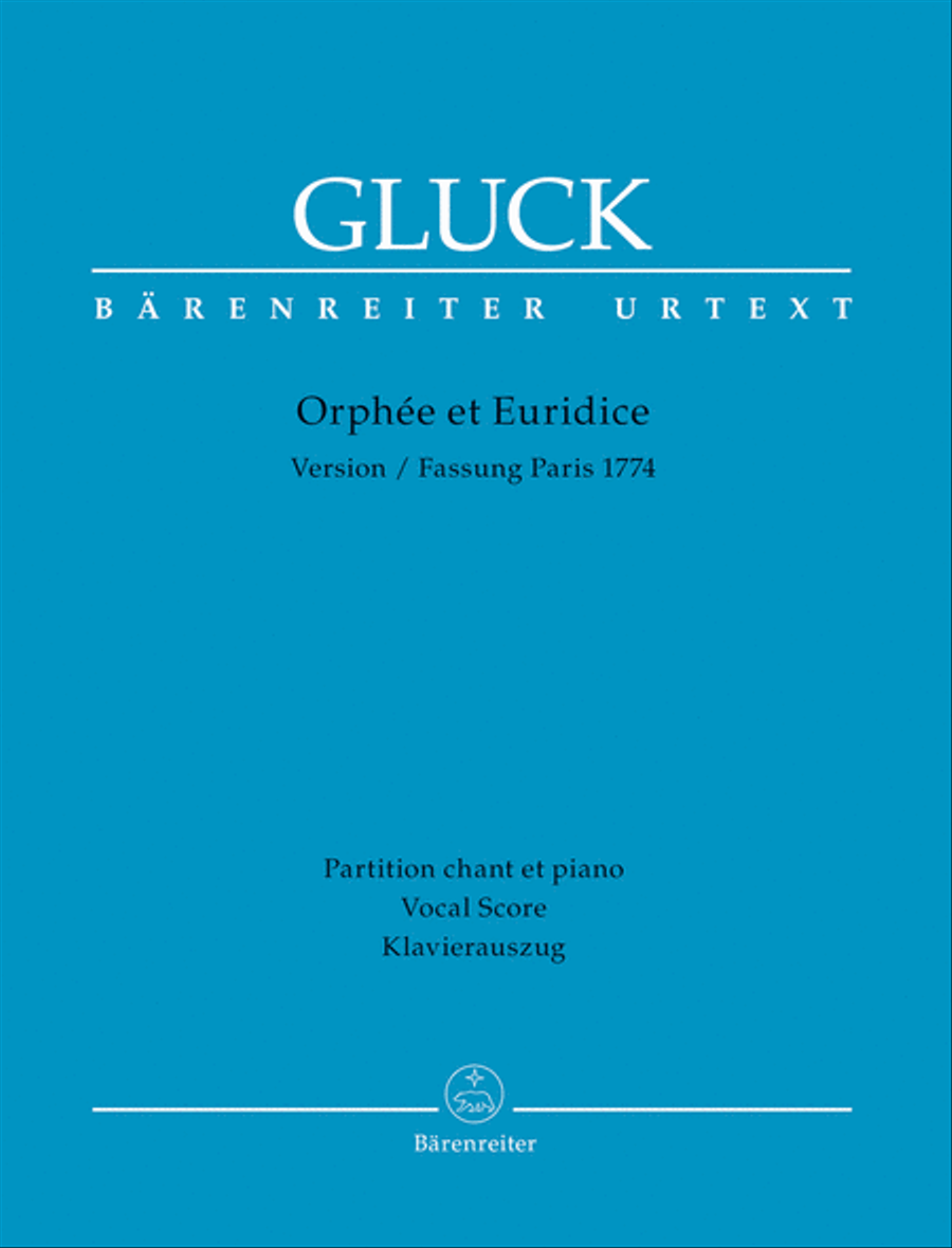 Orphée et Euridice 4-Part scores gallery preview page 1