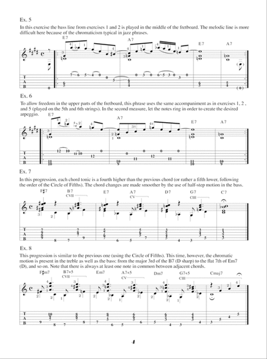 Blues & Jazz for Fingerstyle Guitar Electric Guitar scores gallery preview page 5