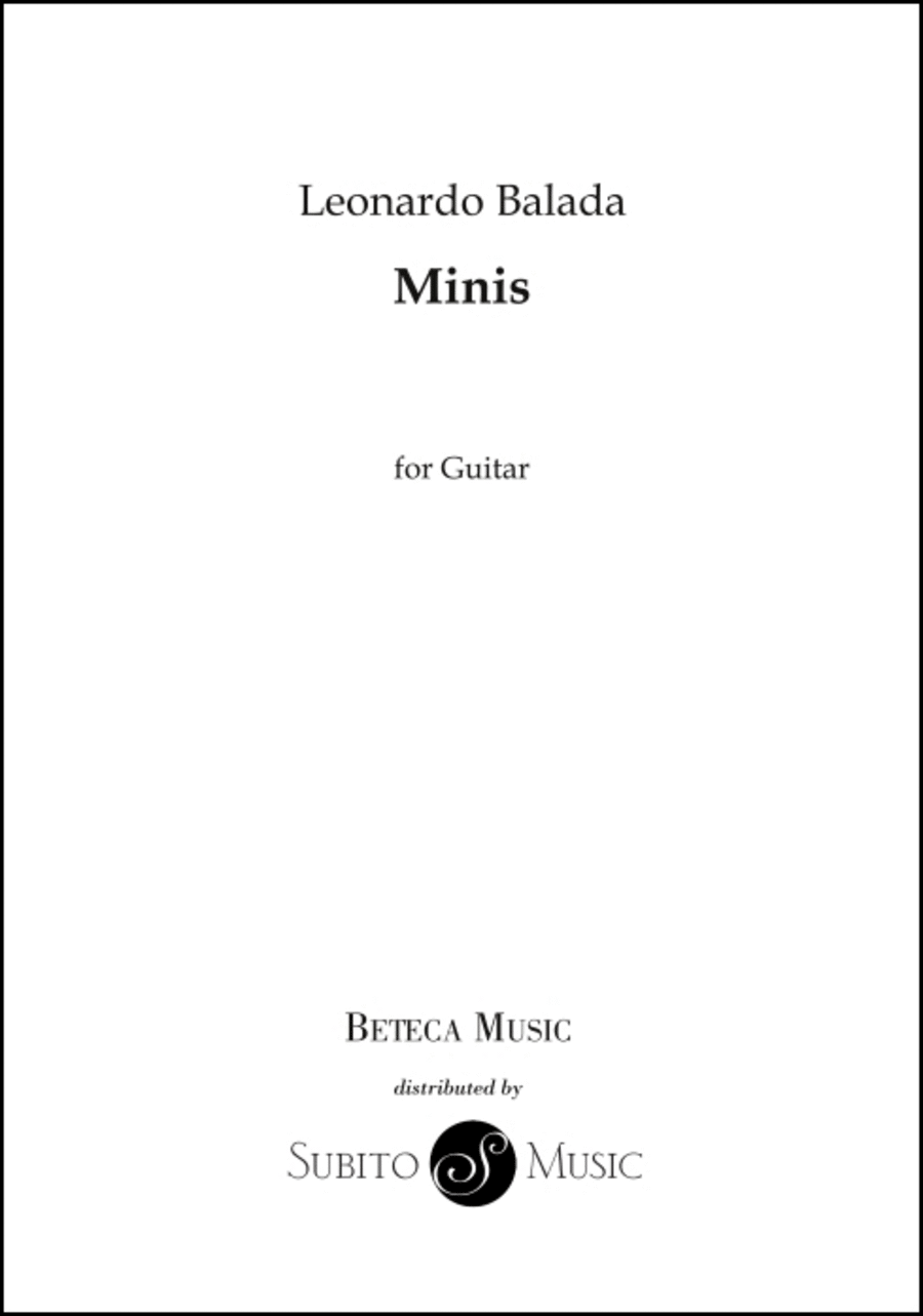 Minis Guitar scores gallery preview page 1