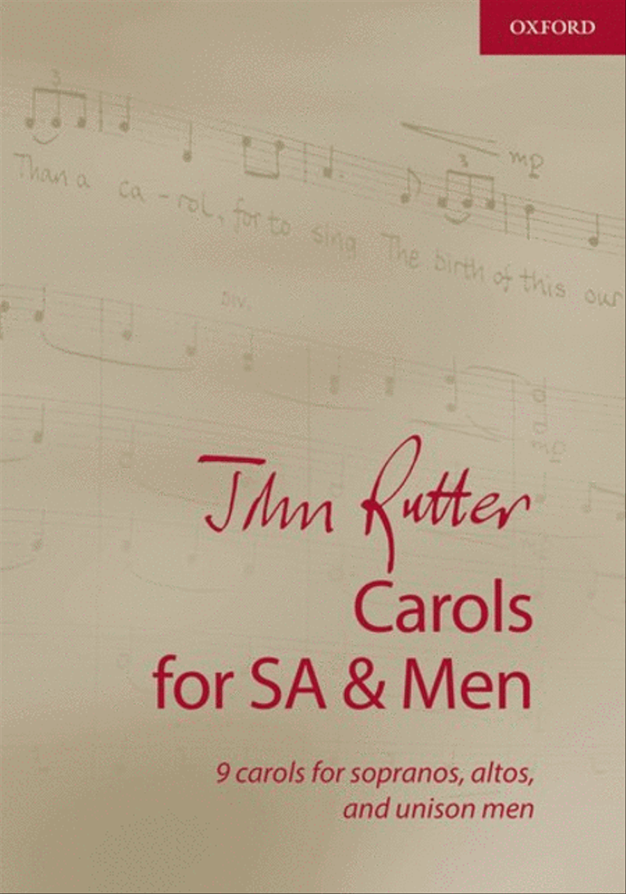 John Rutter Carols for SA and Men SA scores gallery preview page 1