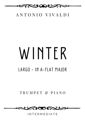 Book cover for Vivaldi - Largo from Winter (The Four Seasons) in A Flat Major - Intermediate