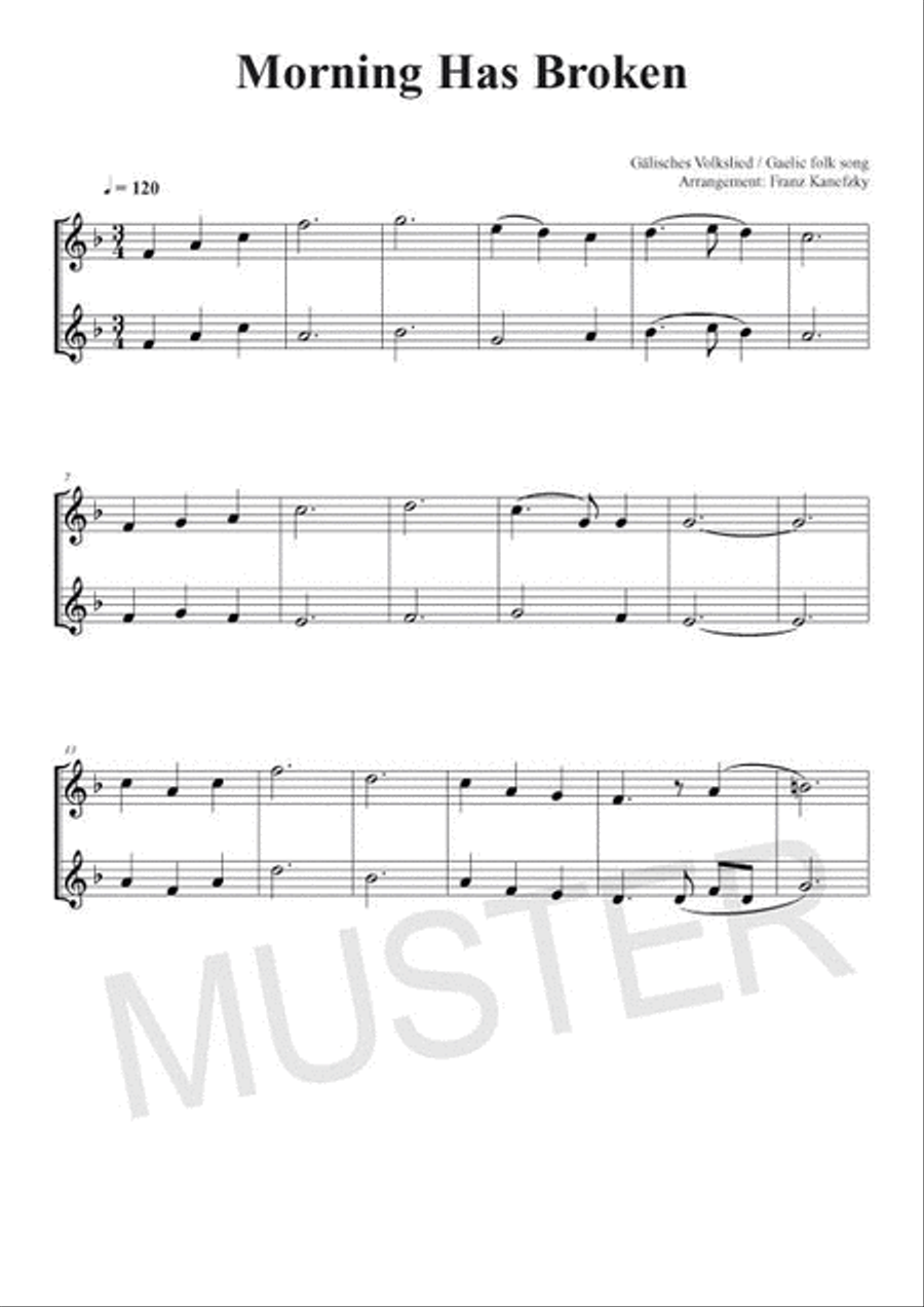100 Leichte Duette für 2 Querflöten Flute Duet scores gallery preview page 5
