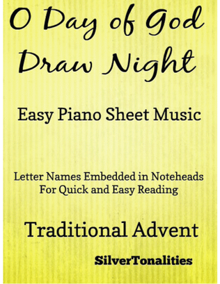 Book cover for O Day of God Draw Nigh Easy Piano Sheet Music