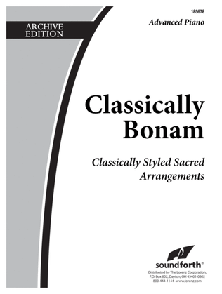Book cover for Classically Bonam