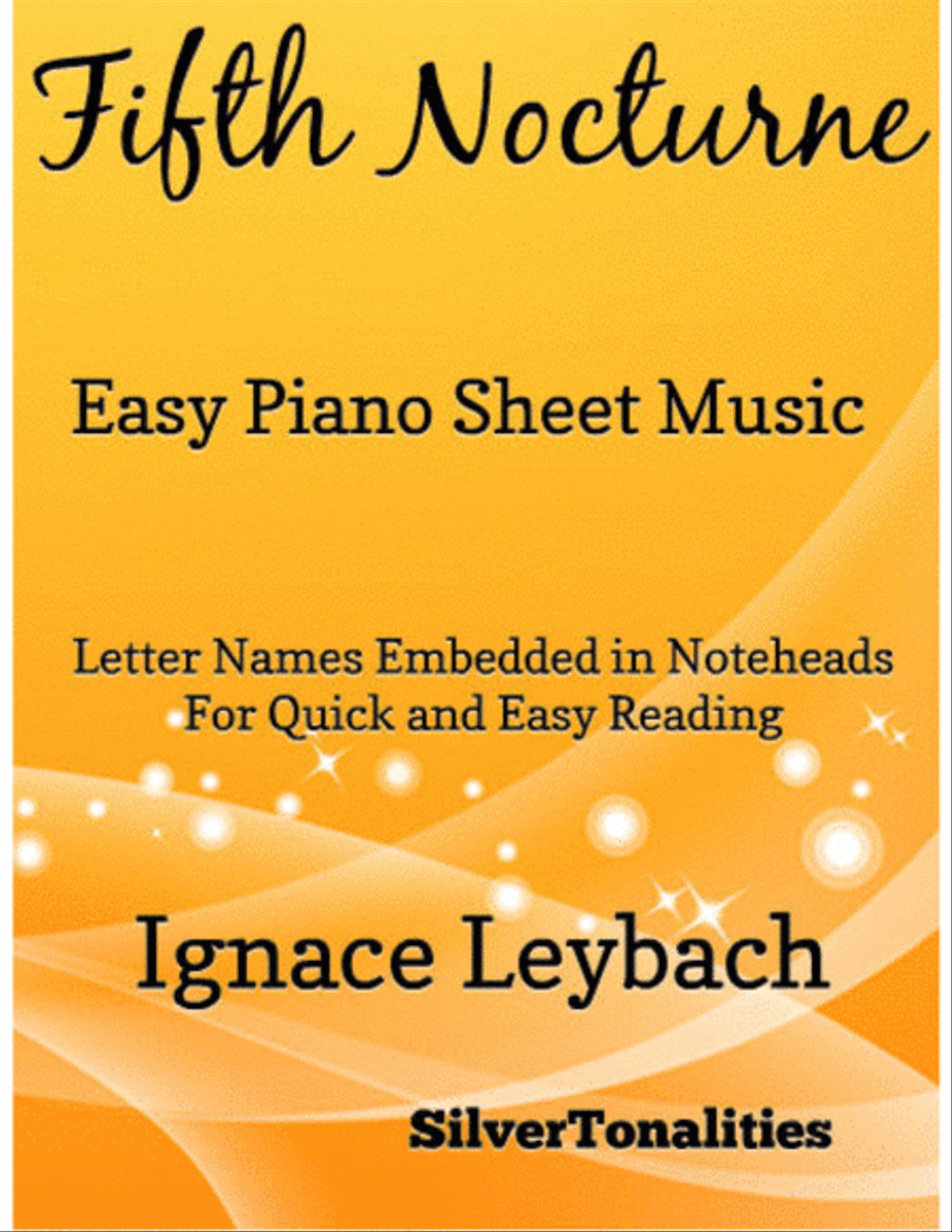 Fifth Nocturne Opus 52 Number 5 Easy Piano Sheet Music Easy Piano scores gallery preview page 1