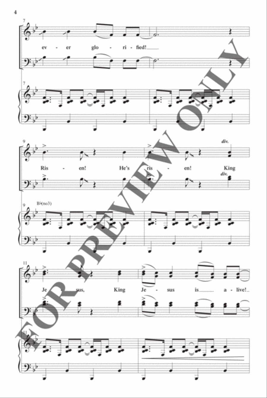 Best-Selling Easter Anthem Pak Vol 1 - Anthem Preview Pak Hymn Anthems scores gallery preview page 4