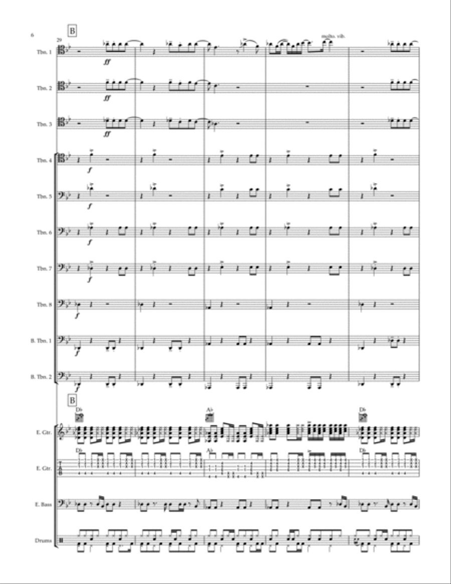Just You 'n' Me Trombone scores gallery preview page 6