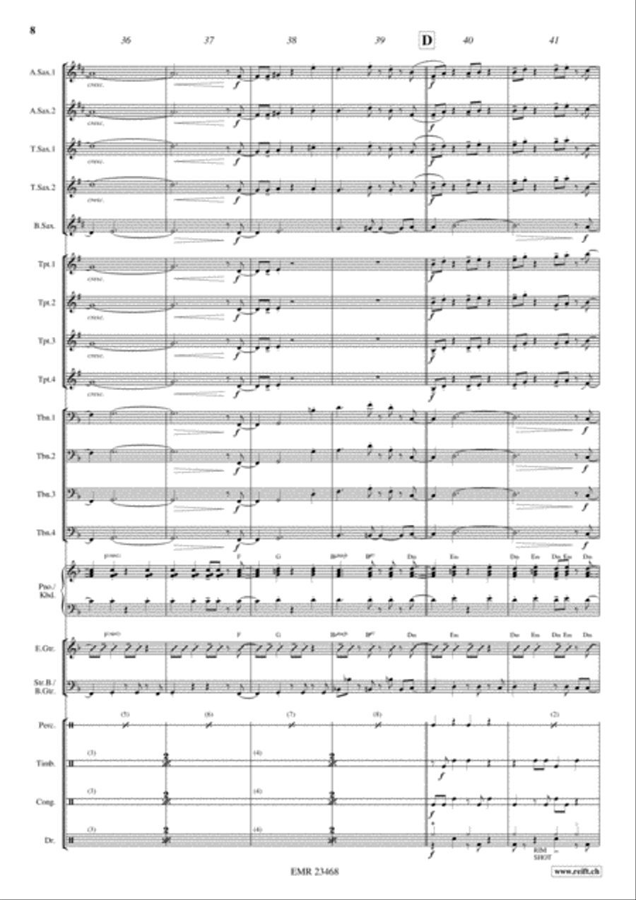 Starsky & Hutch Big Band scores gallery preview page 8