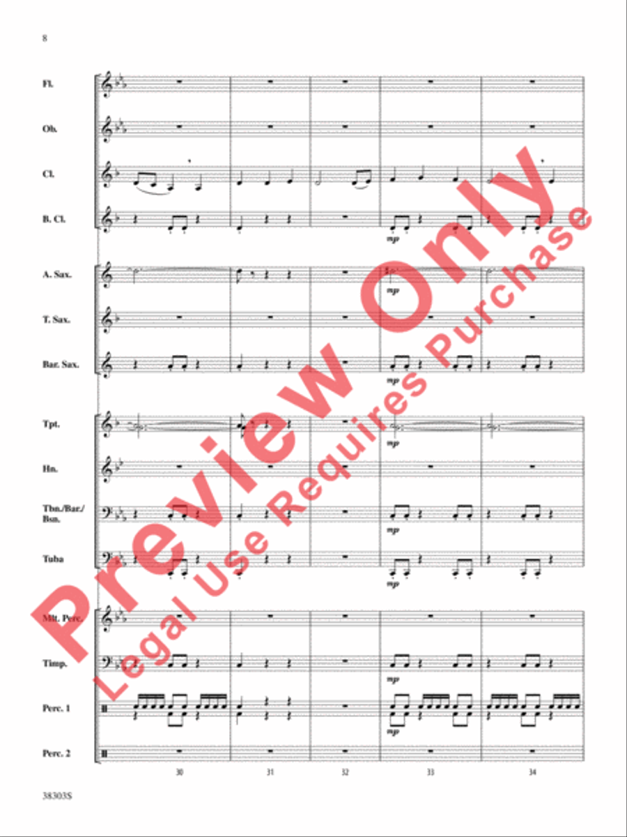 Ghost Ship Concert Band scores gallery preview page 9