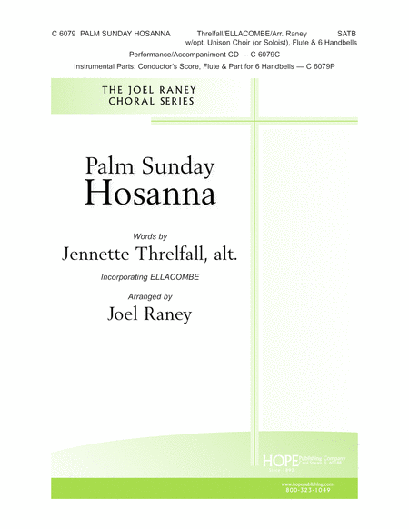 Palm Sunday Hosanna-SATB-Digital Download image number null