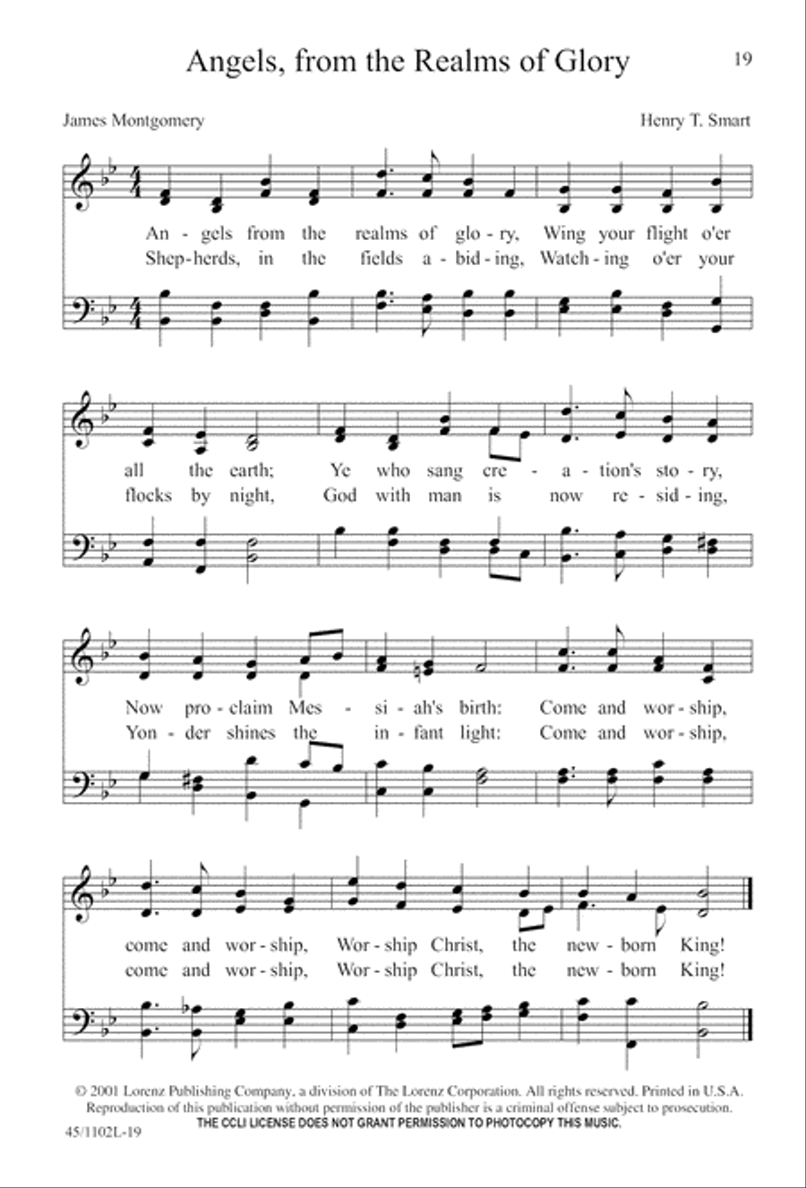 Let's Go Caroling 4-Part scores gallery preview page 19