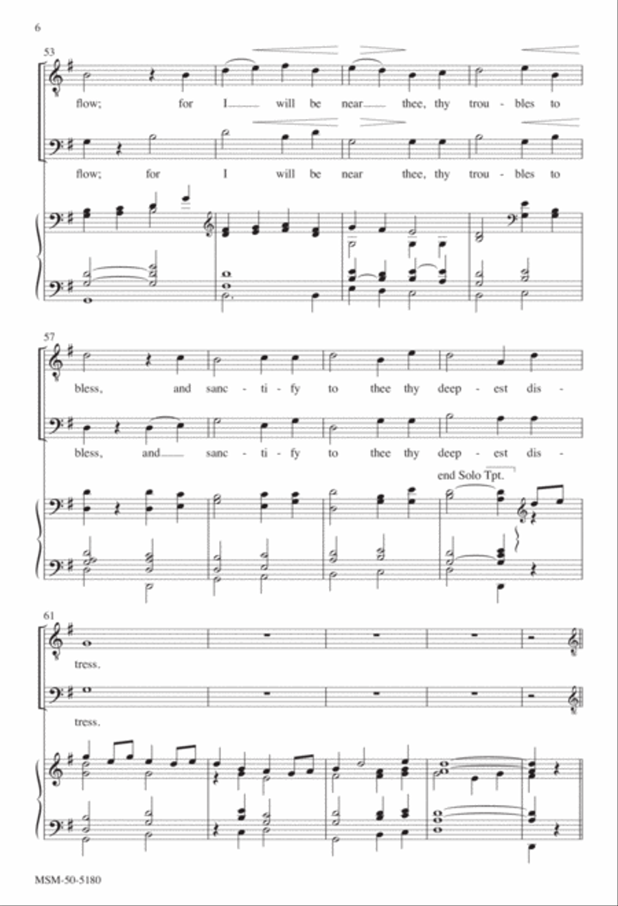 How Firm a Foundation 4-Part scores gallery preview page 5