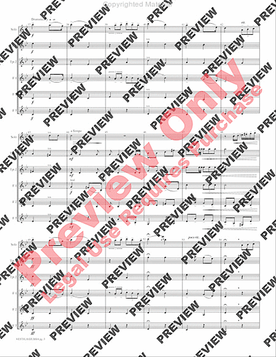Vesti La Giubba (from I Pagliacci) Small Ensemble scores gallery preview page 5