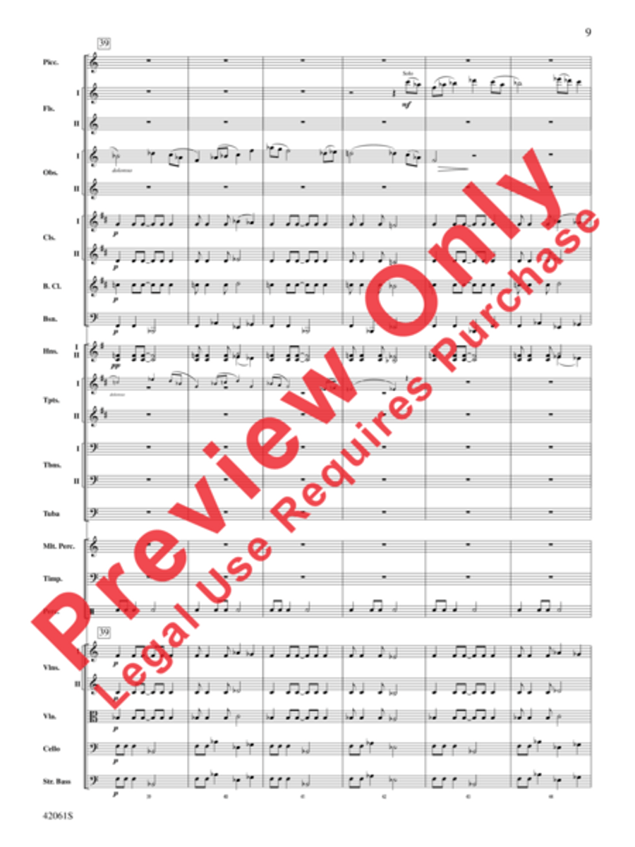 South County Sketches Full Orchestra scores gallery preview page 10