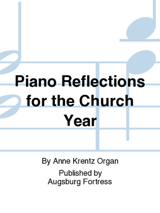 Book cover for Piano Reflections for the Church Year