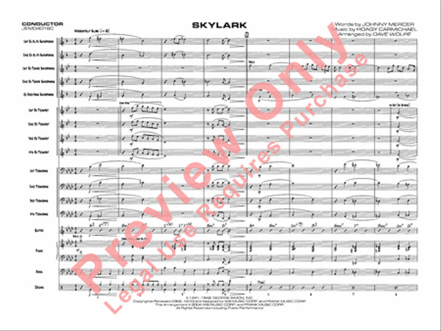 Skylark Jazz Ensemble scores gallery preview page 4