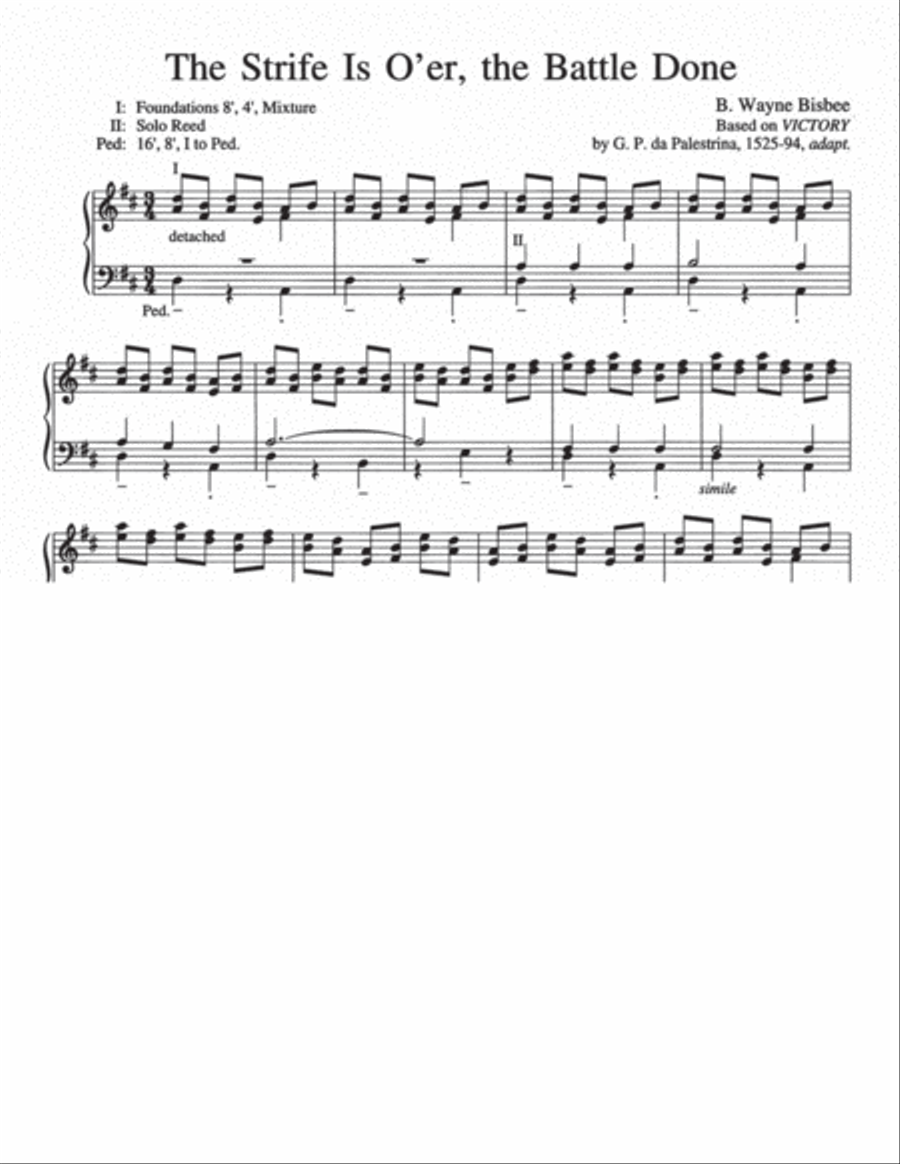 Hymn Introductions for Lent, Easter, Trinity Organ scores gallery preview page 18
