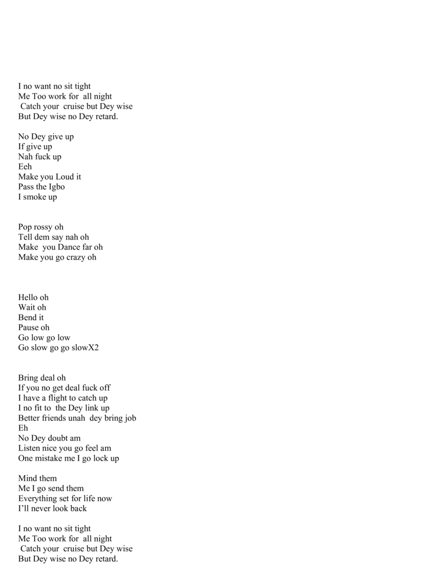GO LOW GO LOW Alto Voice scores gallery preview page 1