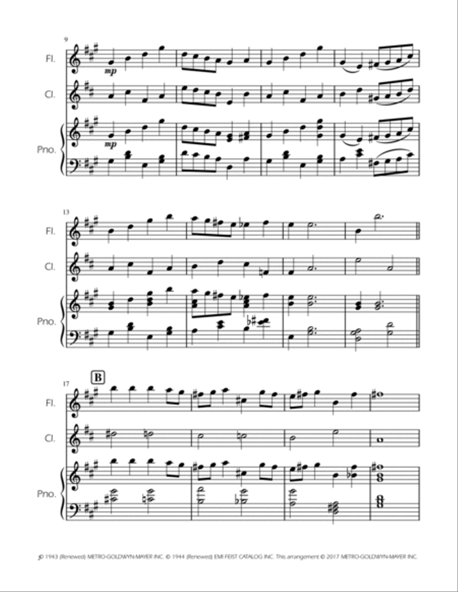 Have Yourself A Merry Little Christmas Woodwind Duet scores gallery preview page 2