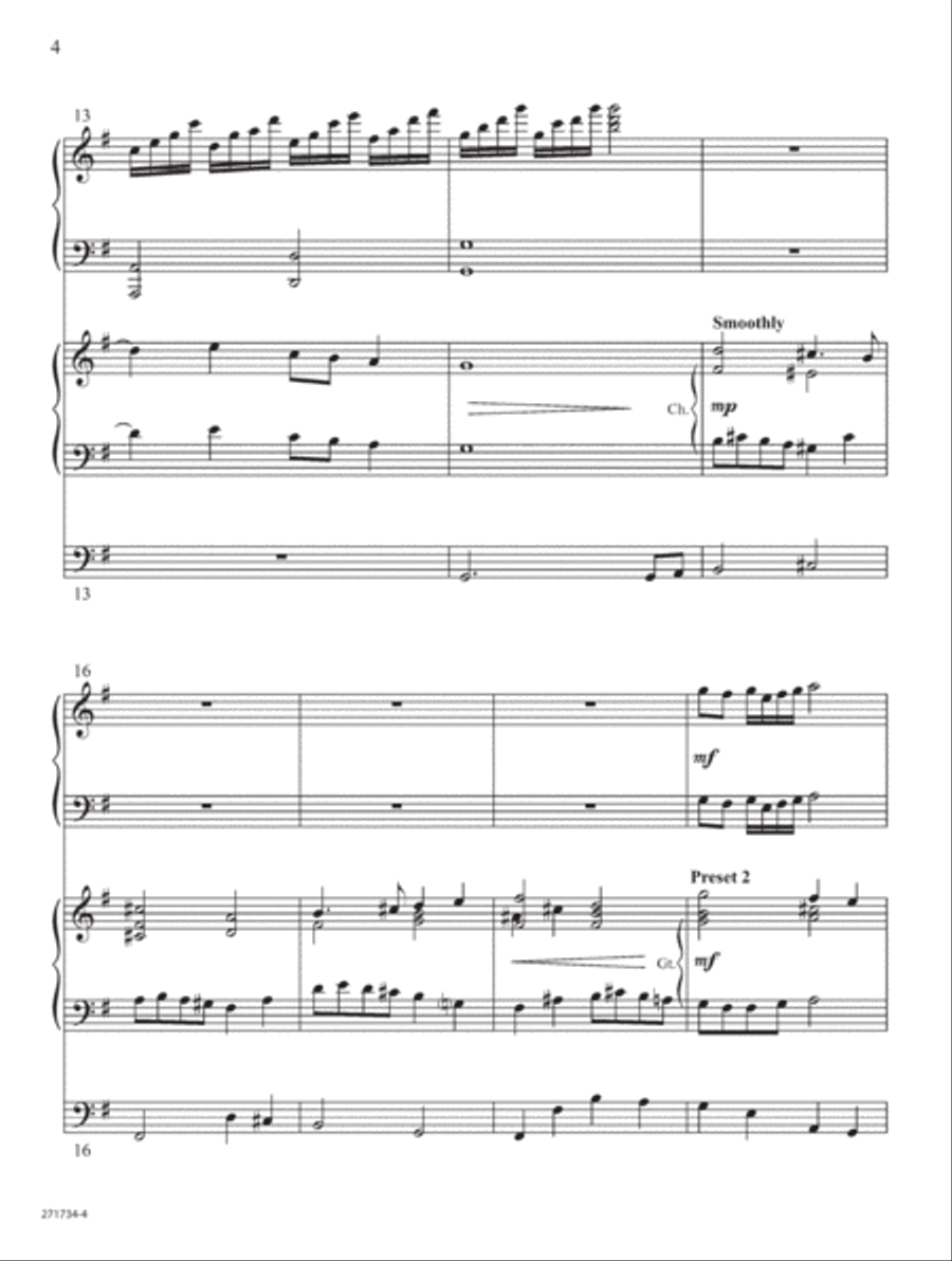 Grace So Amazing Organ scores gallery preview page 4