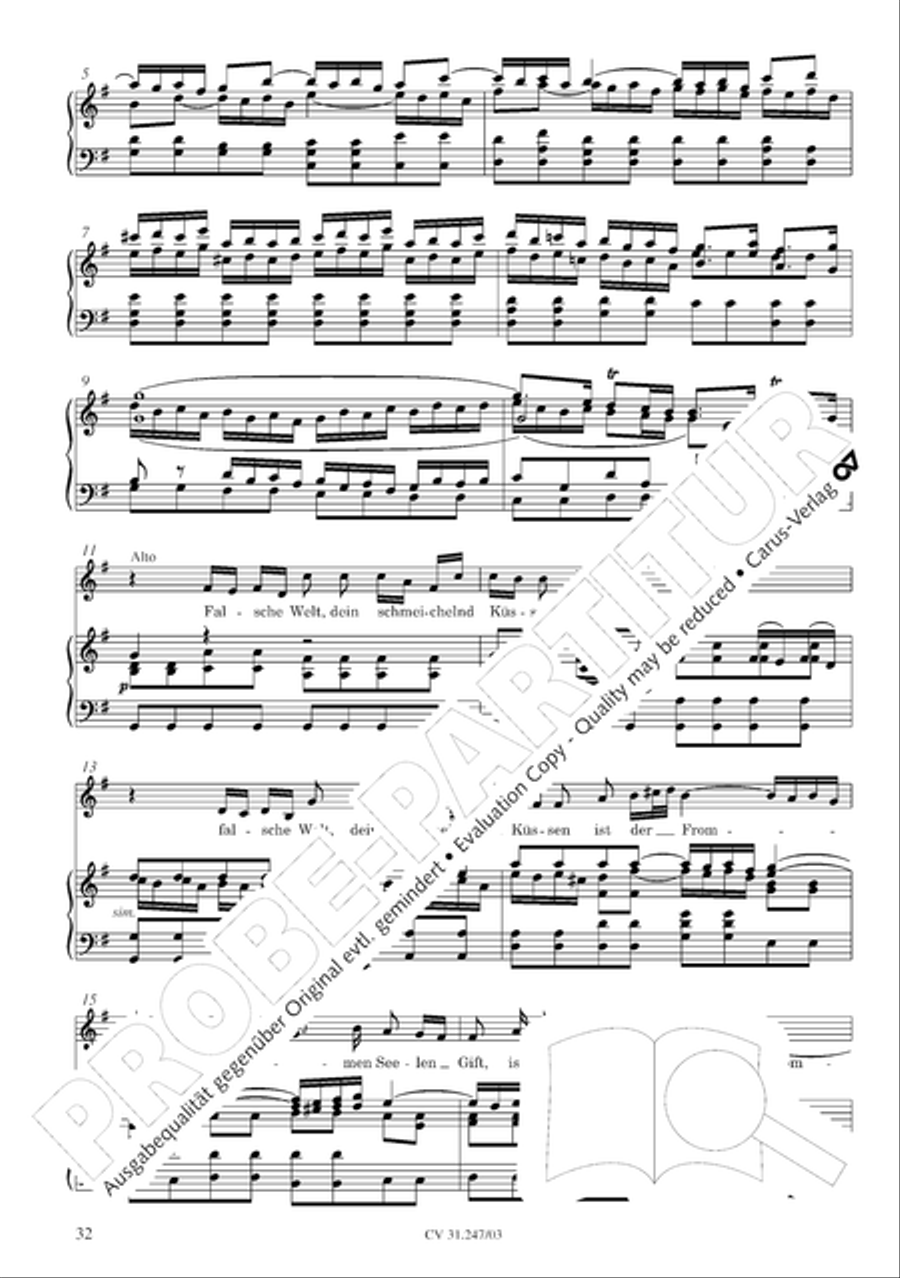 St. Mark Passion (Markus-Passion) 4-Part scores gallery preview page 33