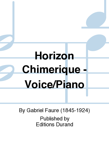 Horizon Chimerique Voice/piano