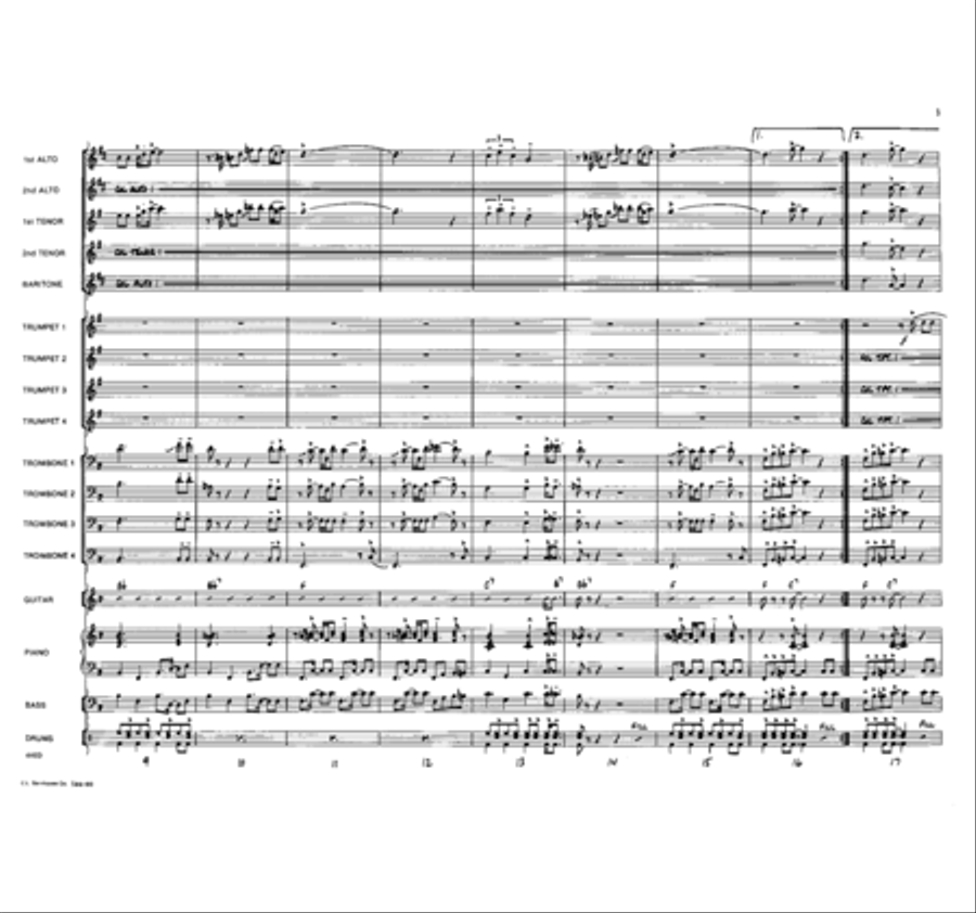 St. Louie Blues Jazz Ensemble scores gallery preview page 3