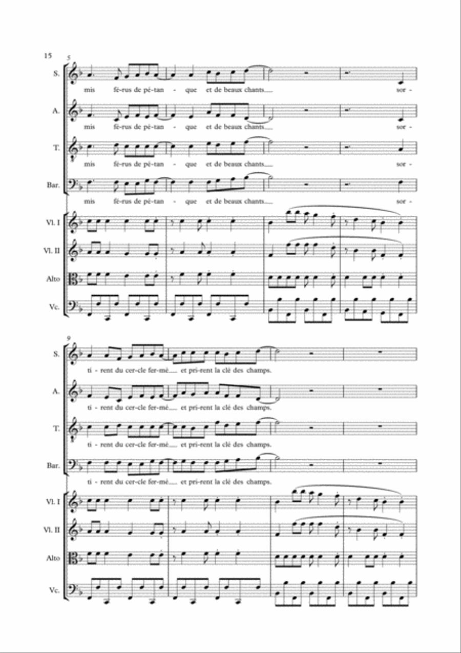 COMPOSTELLE Choir scores gallery preview page 2