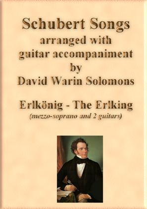 Book cover for Erlkönig - Erlking - medium voice and 2 guitars