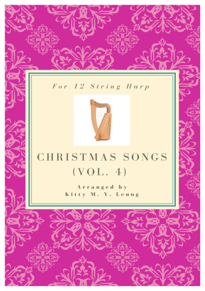 Book cover for Christmas Songs (Volume 4) - 12 String Harp