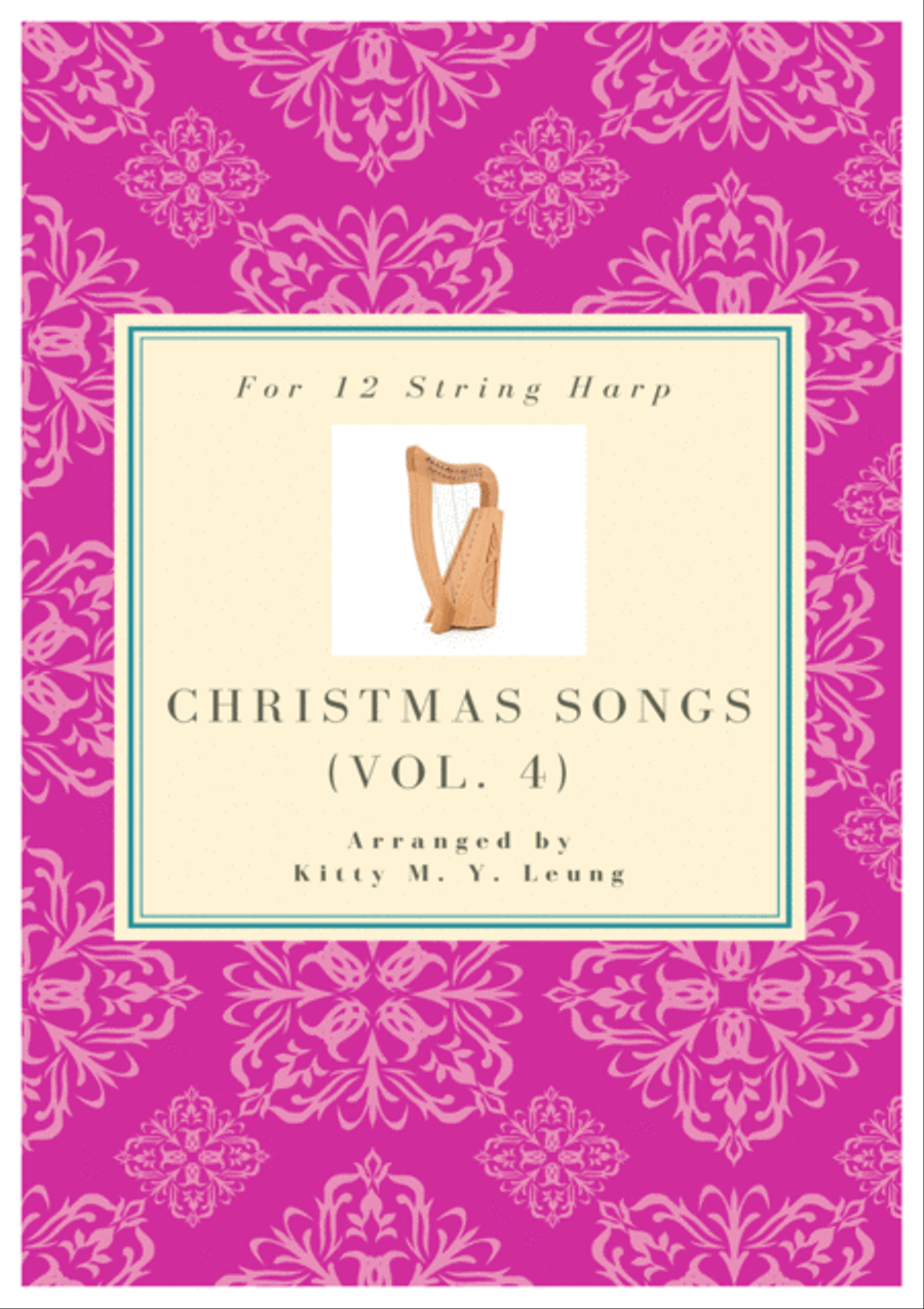 Book cover for Christmas Songs (Volume 4) - 12 String Harp