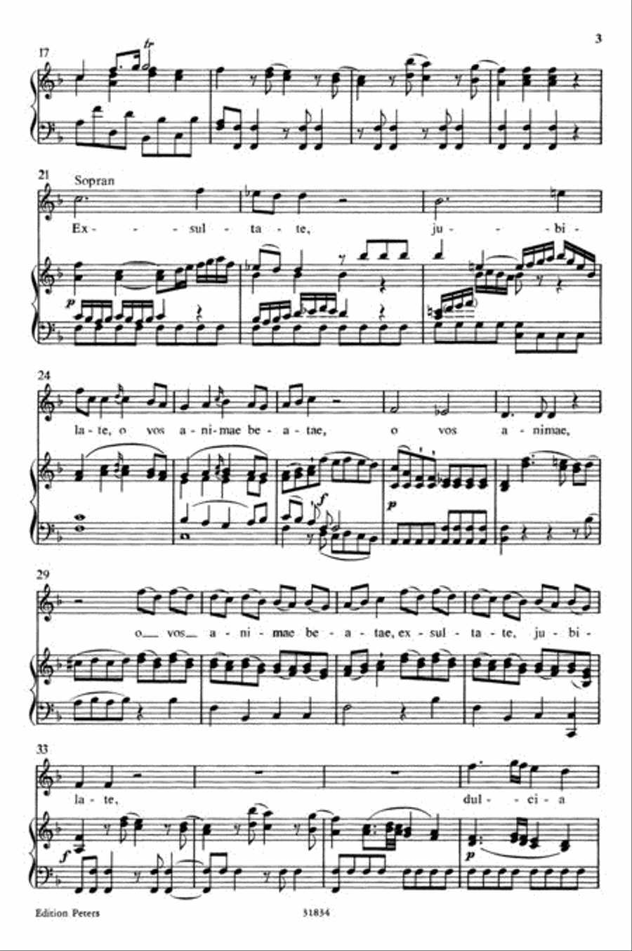 Exultate Jubilate Soprano Voice scores gallery preview page 2