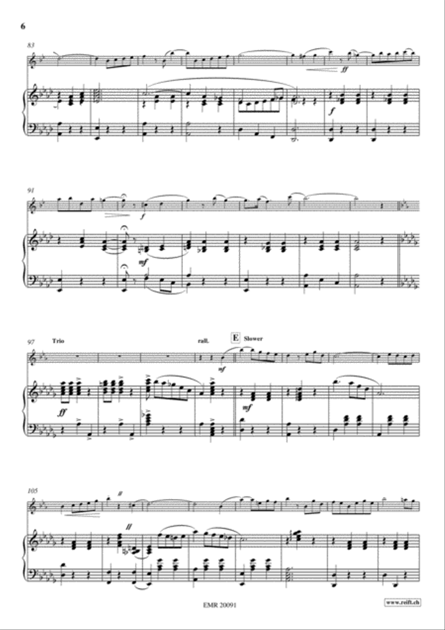 Starlight Tenor Saxophone scores gallery preview page 6